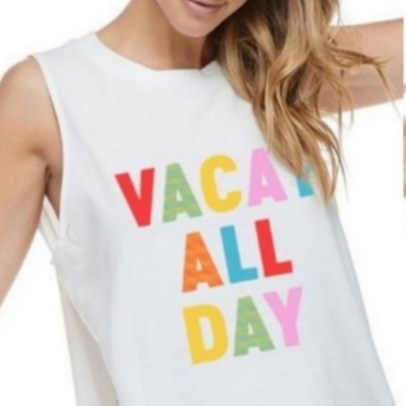 VACAY ALL DAY SUMMER TANK - Picture 4 of 4